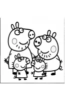 Peppa Pig kleurplaat 47